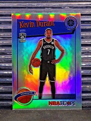 Kevin Durant Panini Hoops Premium Stock Tribute Silver Prizm