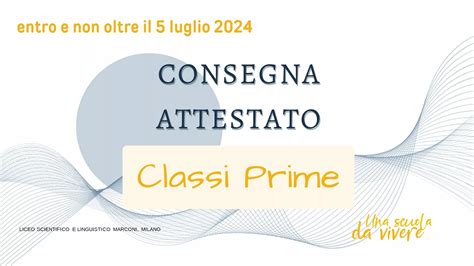 Classi Prime Consegna Attestati Liceo Scientifico E Linguistico G