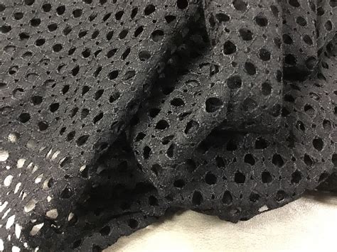 Black Holes Crochet Lace Fabric Etsy