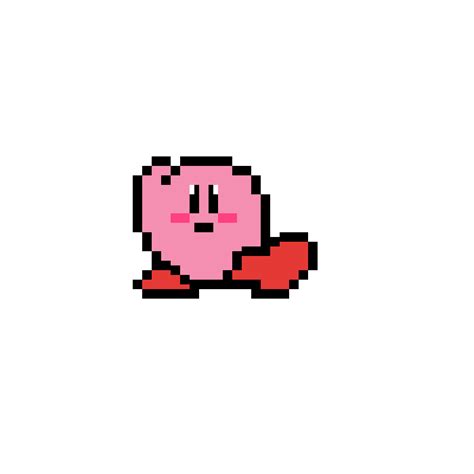 Pixilart - retro kirby by Nik777