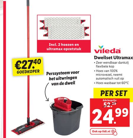 Vileda Vloerwisser Folder Aanbieding Bij Lidl Details