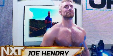 Backstage News Following Last Nights Wwe Nxt Joe Hendry Expected To Make More Appearances