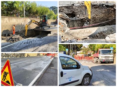 Imperia Esplode Acquedotto Ennesima Rottura A Borgo Marina Disagi E