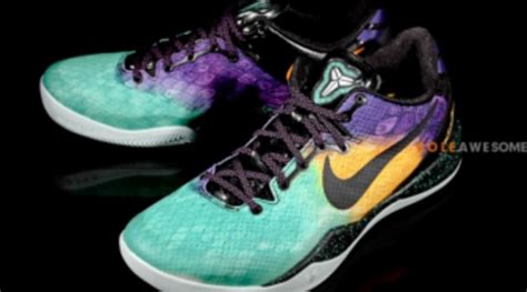 Nike KOBE 8 SYSTEM - Aqua/Purple-Gold | Sole Collector