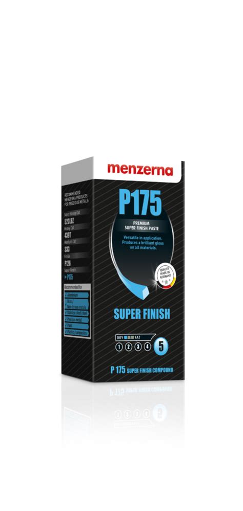 Menzerna Polierpaste Rapid P 175 - Hochglanzpolierpaste für Edelstahl ...