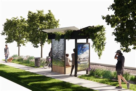 Cooler Greener Bus Stops Md Company Wants To Turn Bus Shelters Into