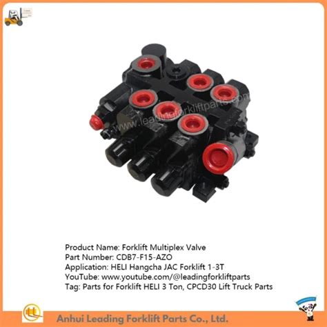 Tcm Forklift Valve Lift Cylinder Shut Off Valve 234a8 40701 Cpcd30 Fork Truck Spares Forklift