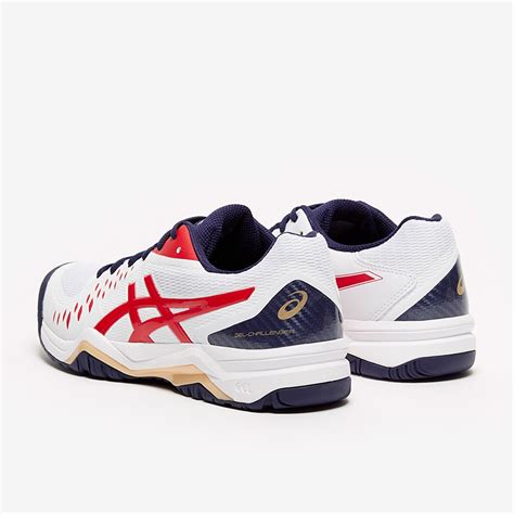 Asics Gel Challenger 12 White Classic Red Mens Shoes