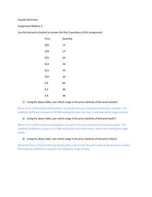 Mod 1 CS Module One Homework Answers Professor Francis Mallon