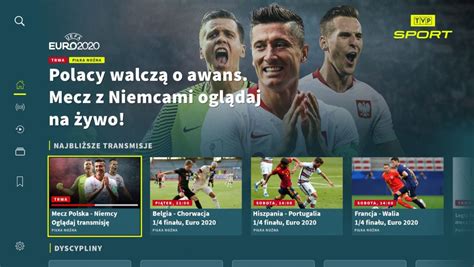 TVP Sport W Aplikacji Na Telewizory Smart TV Mecze Euro 2020 Za Darmo