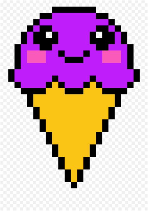 Cute Ice Cream Pixel Art Maker Build Ice Cream Minecraft Emoji Ice