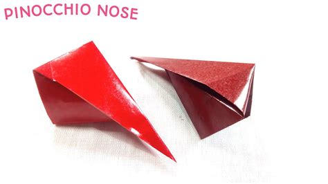 How To Make A Nose With Paper Pinocchio Noseeasily Youtube