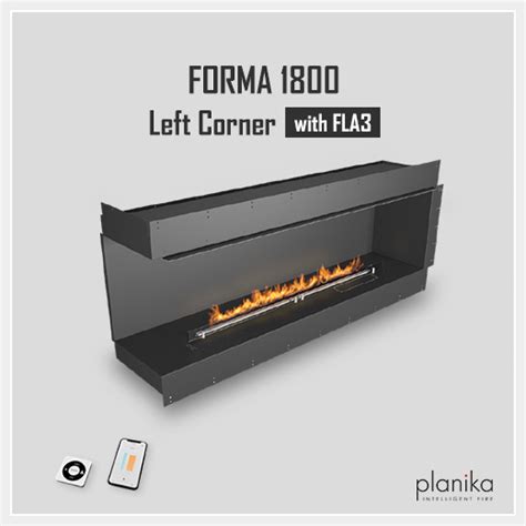 Planika FORMA Left Corner LEBEN エタノール暖炉