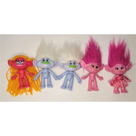 Hasbro Toys Hasbro Dreamworks Trolls Movie Dolls Figures Toys Lot