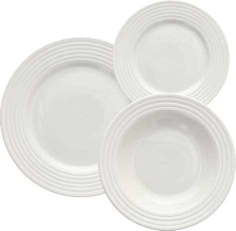 Amazon Tognana Polis Rings Porcelain Dinnerware Set 18 Piece