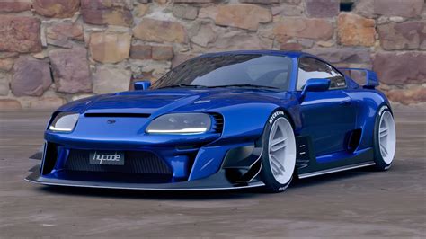 Mk4 Toyota Supra Coke Bottle Supercar Is An Epic Widebody Rendering