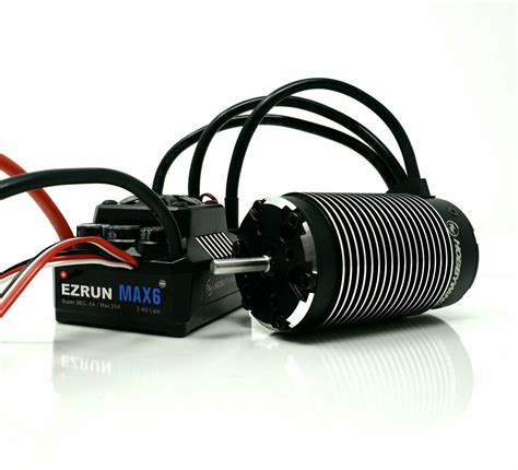 Hobbywing Ezrun Brushless Max Esc Max Sl Kv Black Motor Combo