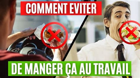 Comment Manger Sainement Au Travail Bureau Livreur Commercial