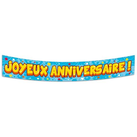 Banderole Joyeux Anniversaire G Ante Tralala Fetes Fr