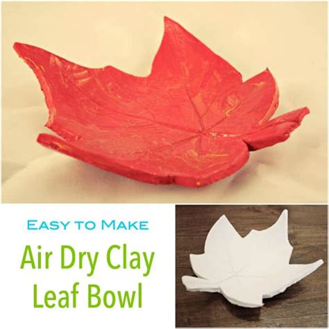 Diy Clay Leaf Bowls Emma Owl