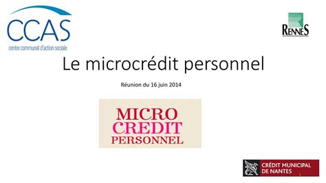 Le Microcr Dit Personnel Ppt T L Charger