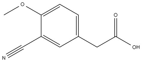 2 3 Cyano 4 Methoxyphenyl Acetic Acid CAS 1261682 86 3 Chemsrc