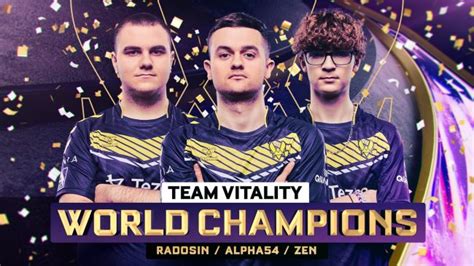 Team Vitality Son Los Campeones Del Mundo Rocket League