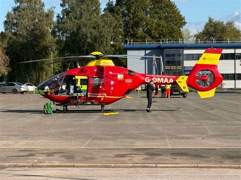 News A Man Has Been Air Lifted To Hospital With Potentially Life