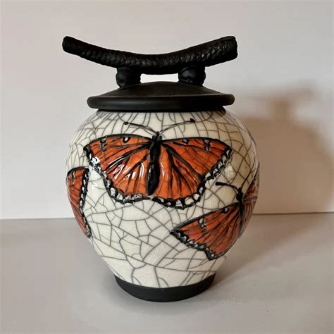 Butterfly Urn For Ashes Large Monarch Butterfly Cremation Urn Unique