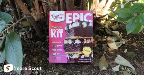 Duncan Hines Epic S’mores Brownie Kit [review] S’more Scout