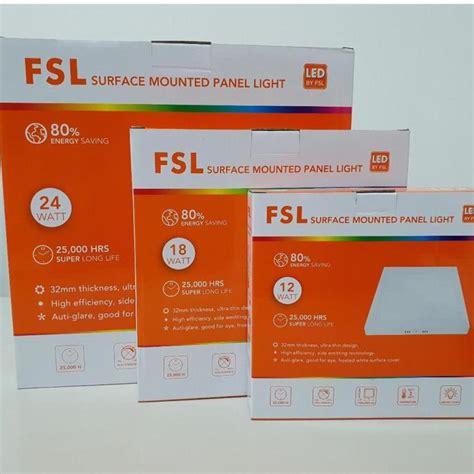 FSL SURFACE MOUNTED PANEL LIGHT KITCHEN LIGHT | Lazada