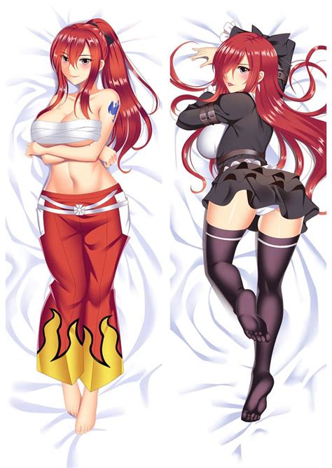 Fairy Tail Erza Scarlet Hot Anime Dakimakura Pillow Dakimakura Cover