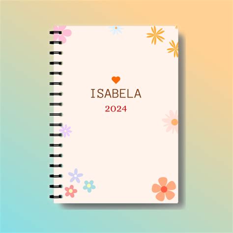 Tulipano 2024 Personalised Diary Valenna