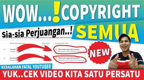 Cara Mengetahui Video Kena Hak Cipta Cara Melihat Copyright