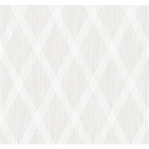 Seabrook Designs Interlocking Squares Unpasted Wallpaper Bed Bath