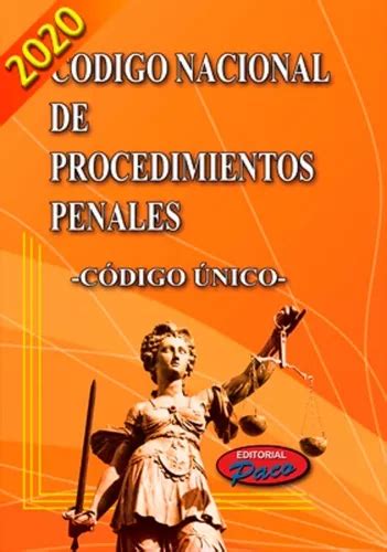 Código Nacional De Procedimientos Penales Código Único2019 Mercadolibre