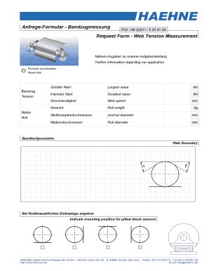 Fillable Online Haehne Anfrage Formular Bandzugmessung Haehne De Fax