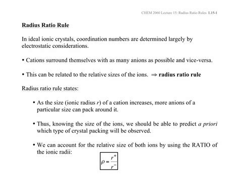 PDF Radius Ratio Rule Radius Ratio Rule University Of Guelph