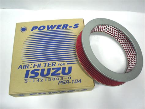 ไสกรองอากาศ ยหอ POWER S PSA 104 S ISUZU KBD Z แบบวงกลมโดนท เบอร