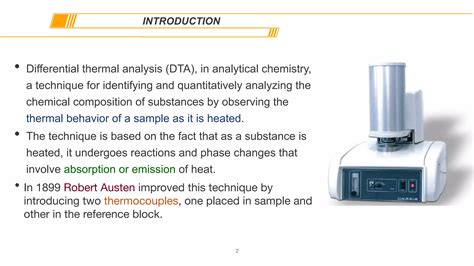 Differential Thermal Analysis Dta Ppt