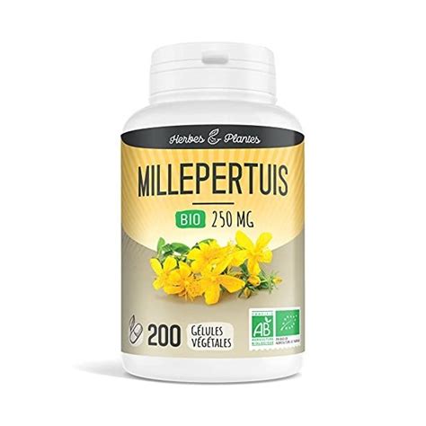 Herbes Et Plantes Millepertuis Bio G Lules V G Tales Mg