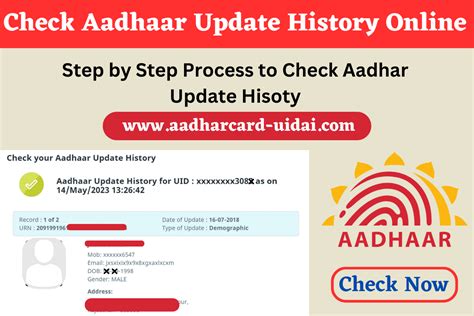 Aadhaar Update History Check How Many Times You Have Updated Your