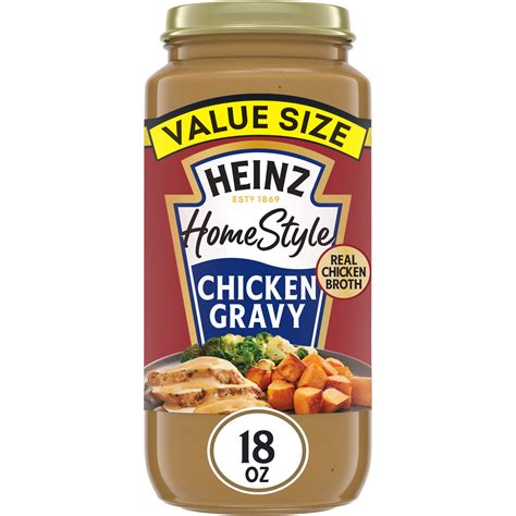 Heinz Homestyle Classic Chicken Gravy 12 Oz Jar