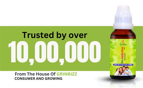 Buy GRINBIZZ De Addiction Drop An Ayurvedic Formula To Stop Addiction