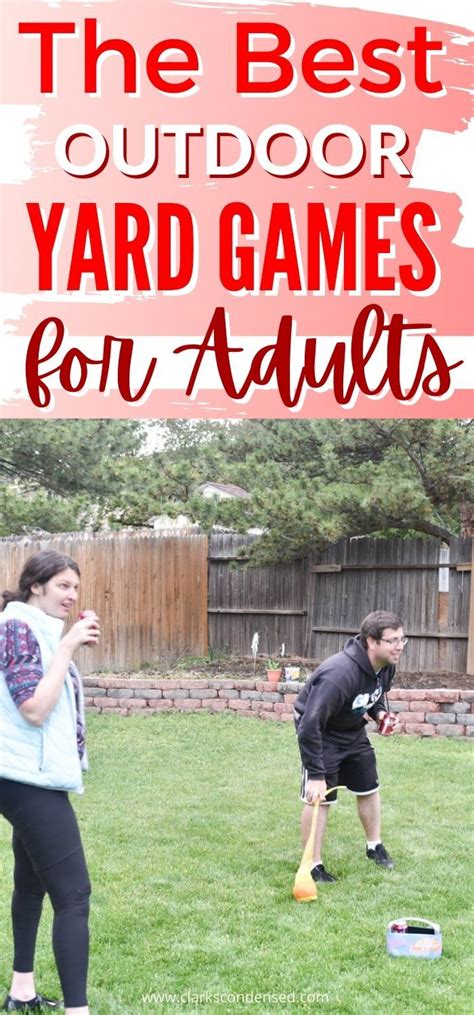 The Best Outdoor Yard Games For Adults Kid Friendly Too Outdoor