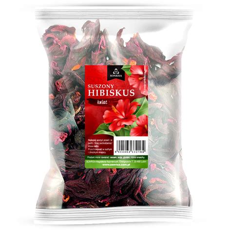 HIBISKUS HERBATA Napar Kwiat Hibiskusa Suszony 1 Kg 14612037414