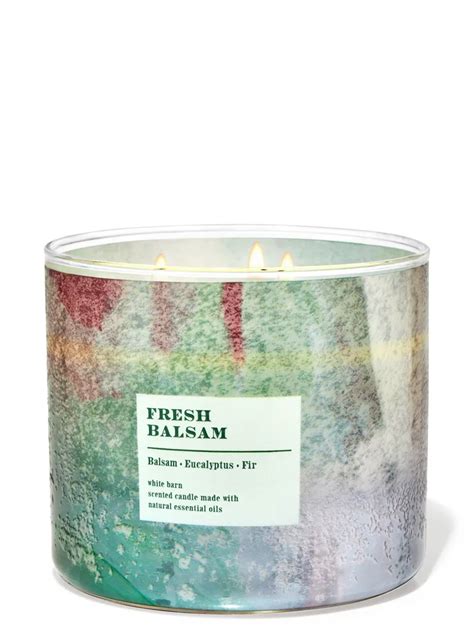 Bath Body Works Fresh Balsam Wick Candle Hamilton Place