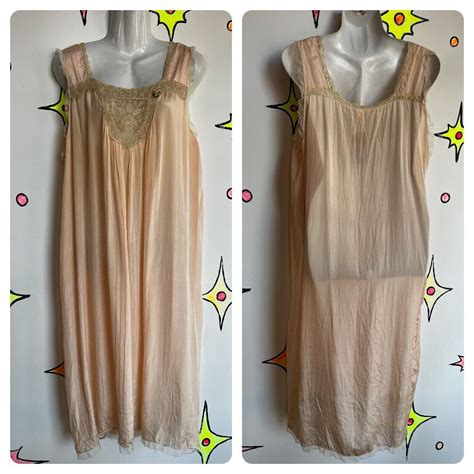 Antique Early S Pink Lace Victorian Lingerie Dr Gem