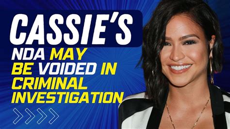 Cassie Cooperating With Diddy Criminal Investigation Youtube