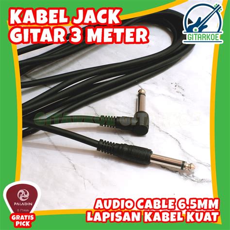 Jual Kabel Gitar Kabel Jack Gitar Elektrik Akustik Bass Premium 3